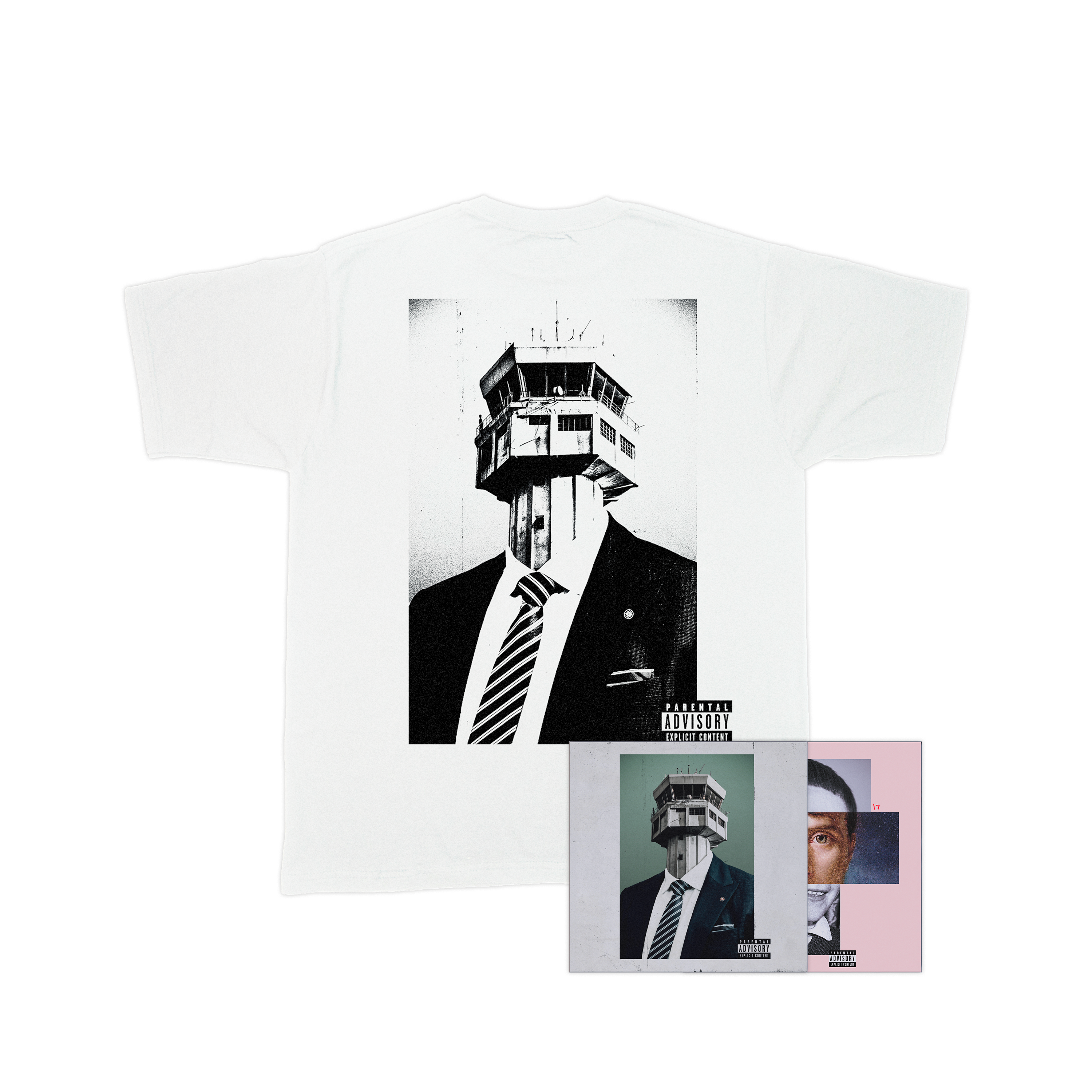 Double CD “Sous haute surveillance“ + “Sous surveillance“ & T-shirt “Sous haute surveillance“