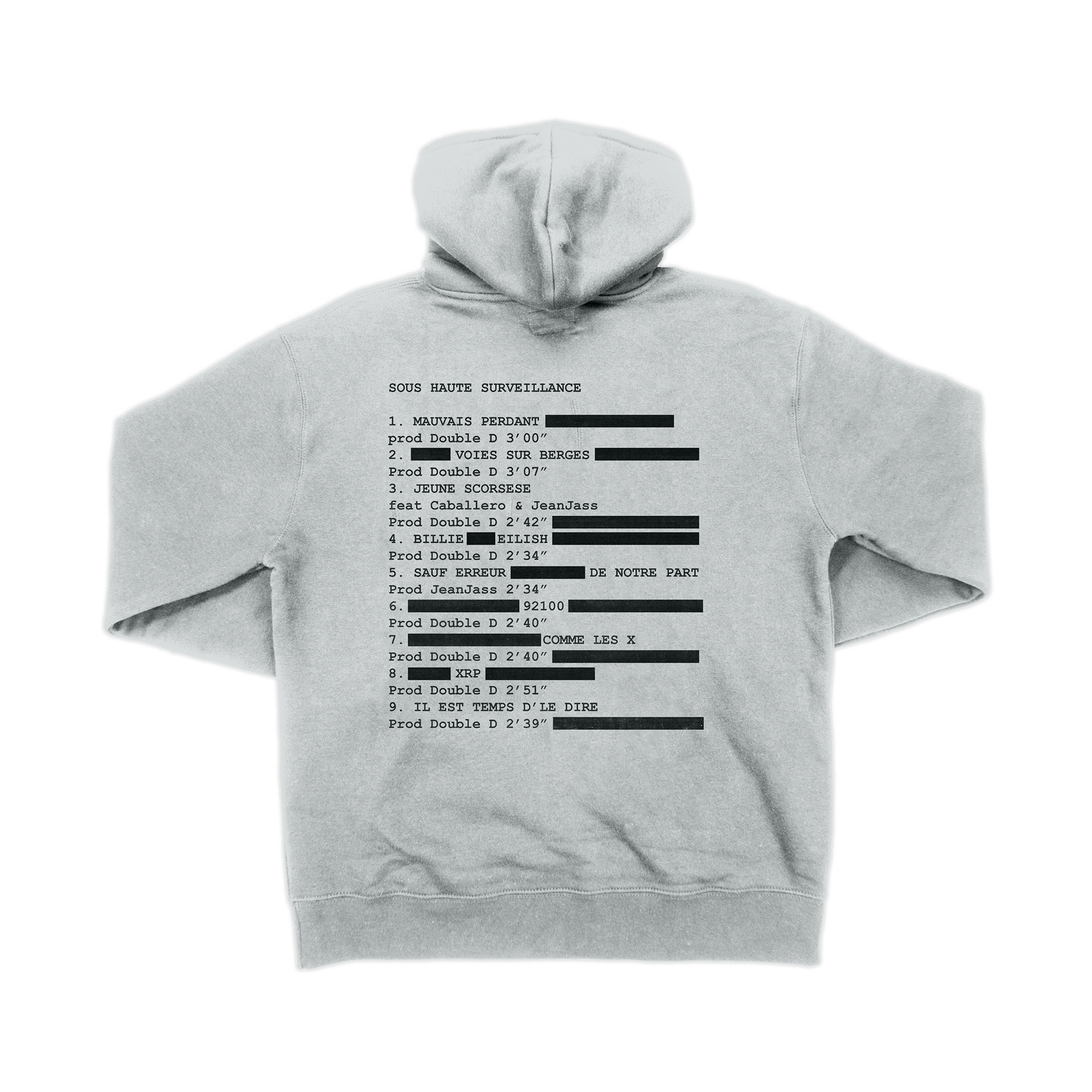 Hoodie “Sous haute surveillance“